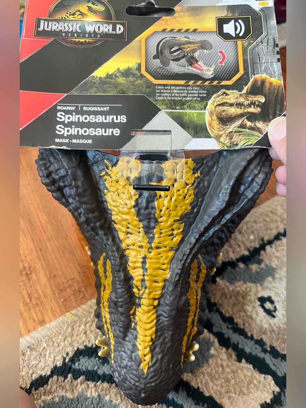Jurassic World Roaring Spinosaurus Mask, NWT
